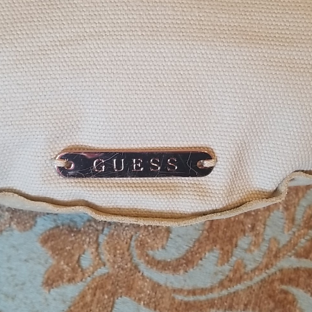 Vintage Guess Suade Shoulder Bag - Picture 5 of 6